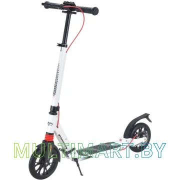 Самокат Tech Team City Scooter Disk Brake 2021 (белый/красный)